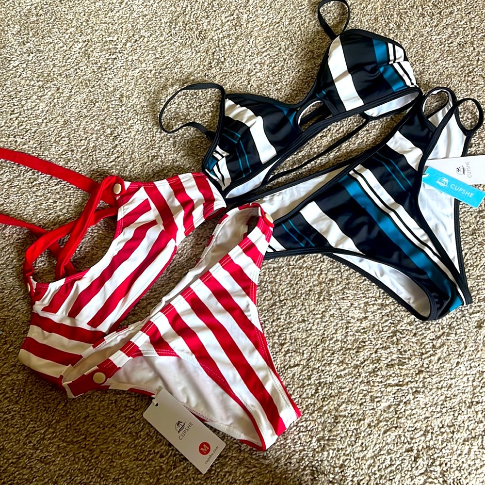 Cup she swim suit listing is for both sold together